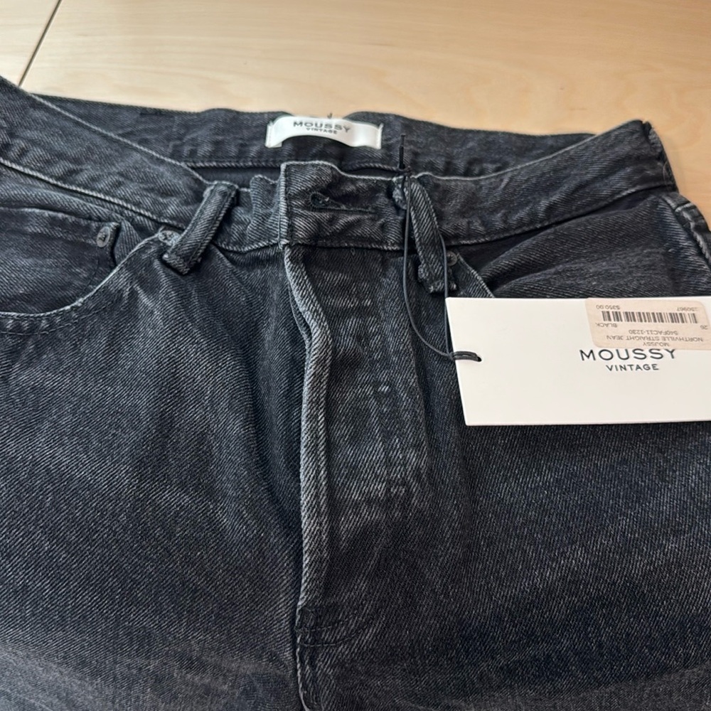 Moussy Vintage black denim jeans size 26